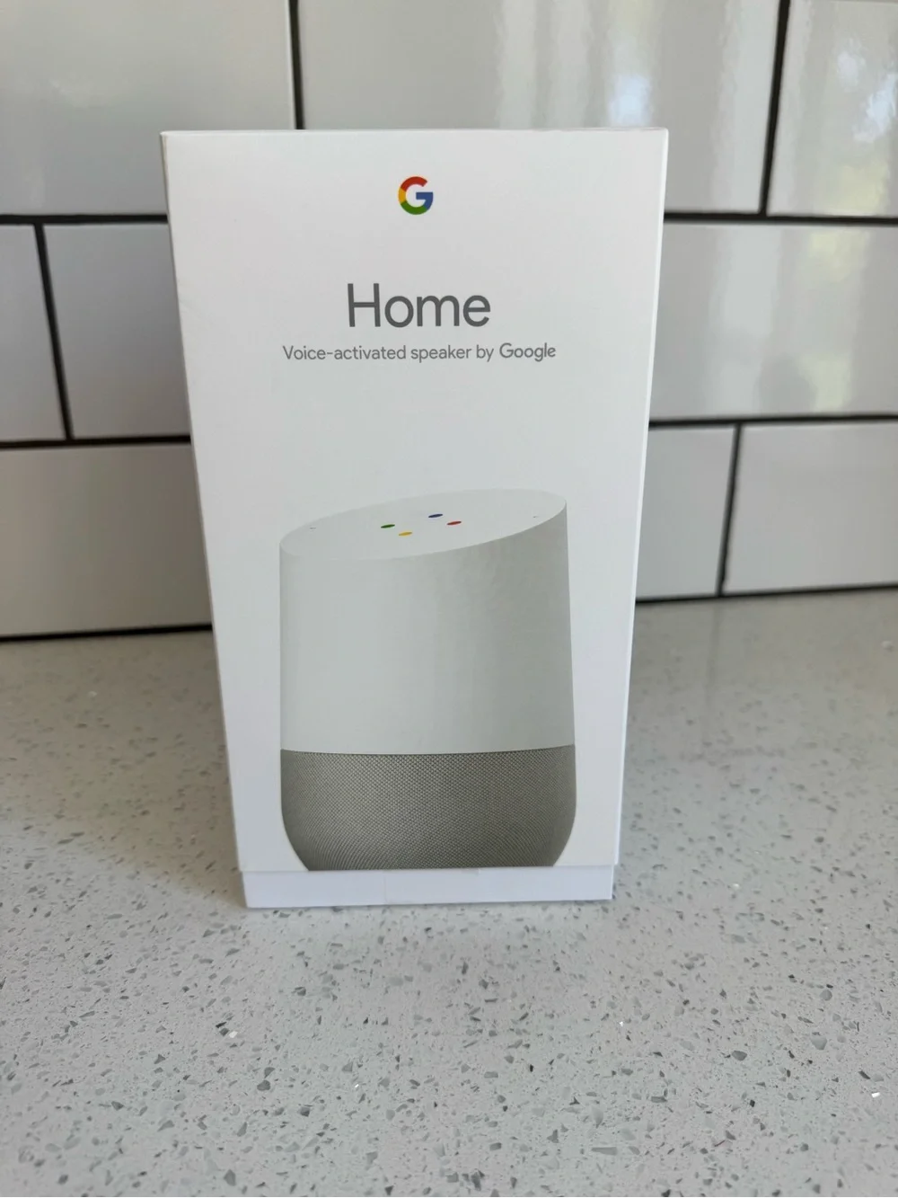 Google Home Voice-Activated Smart Speaker – White – Google Assistant EUC